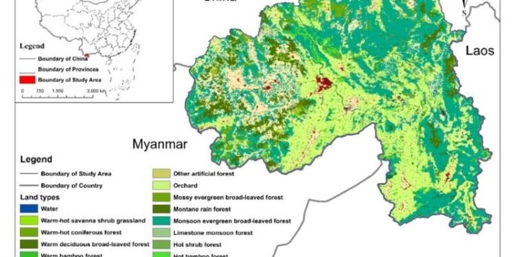 First pixel-scale matching framework to quantify plant diversity and ecosystem services in Xishuangbanna