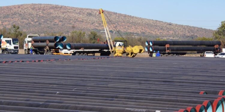High-performance bulk water pipelines made with SA steel