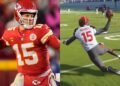 Patrick Mahomes goes nuts after QB3 Shane Buechele emulates him with TD pass