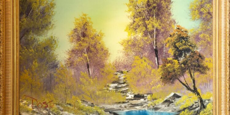 Bob Ross’s canvas from the first ‘The Joy of Painting’ episode hits the market for $9.85m