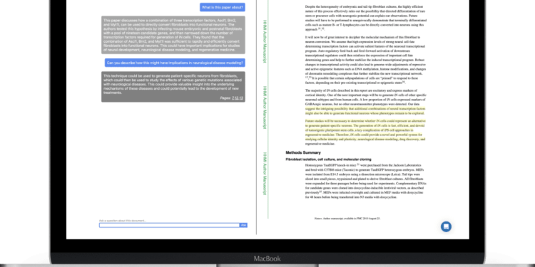 Humata AI summarizes and answers questions about your PDFs