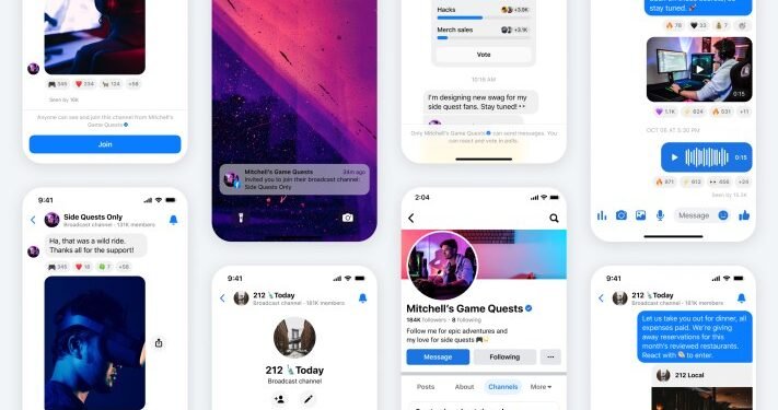 Meta is bringing its Telegram-like broadcast channels to Facebook and Messenger