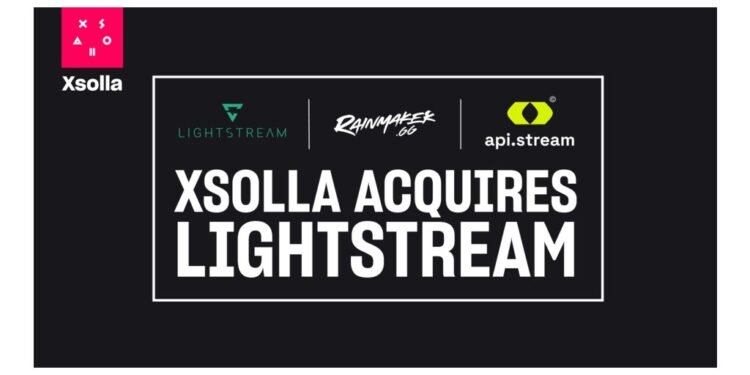 Xsolla Announces Acquisition of Lightstream, Rainmaker and API.stream