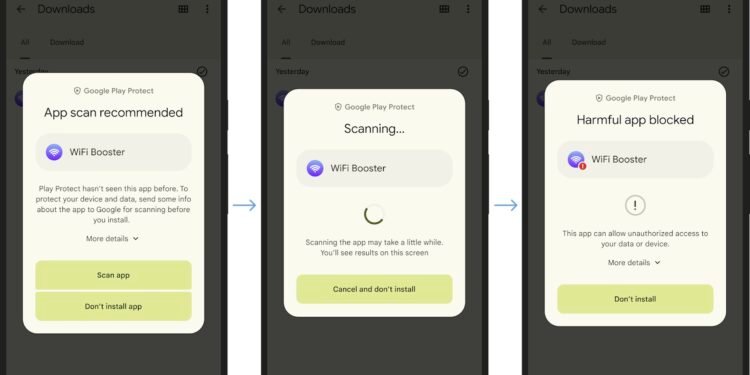 Android’s new real-time app scanning aims to combat malicious sideloaded apps