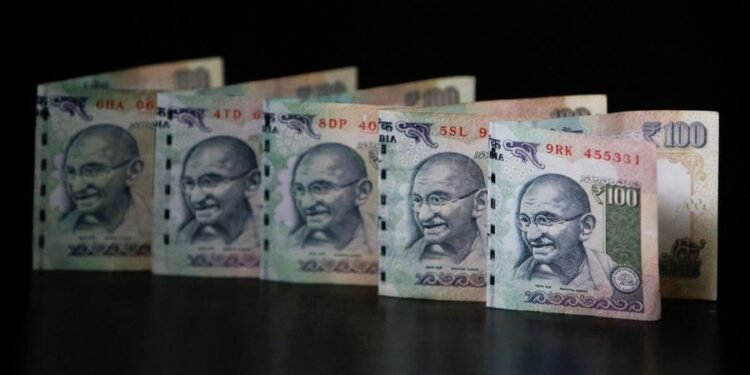 Indian rupee rises on drop in US yields but lags rally in Asian peers