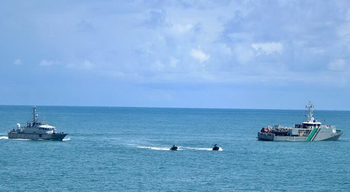 Nigerian Navy holds Exercise Nchekwa Oshimili 2023 in Gulf of Guinea
