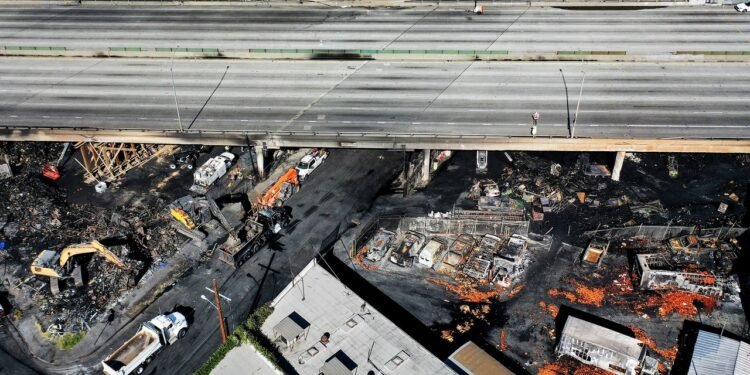The I-10 Freeway Fire May Have Been Caused by Exploding Hand Sanitizer