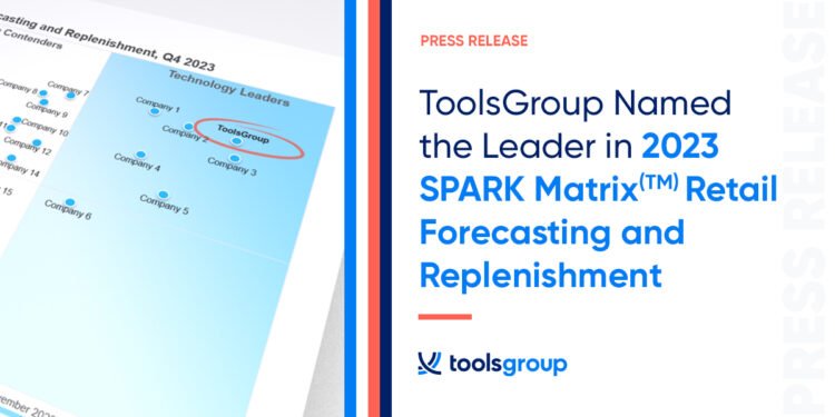 ToolsGroup Positioned as the Leader in the SPARK Matrix for Retail Forecasting and Replenishment by Quadrant Knowledge Solutions