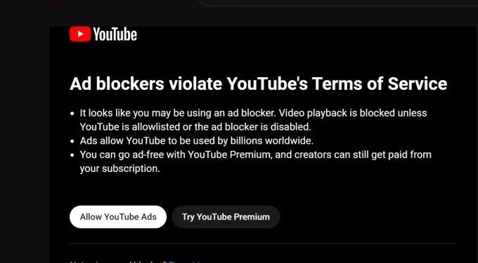 YouTube is now cracking down on ad-blockers globally