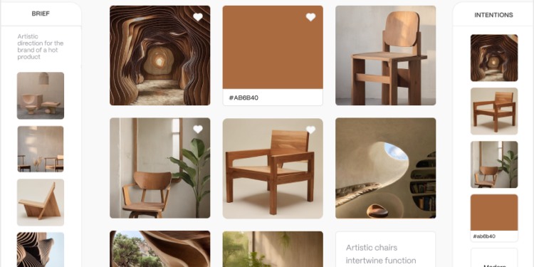 Pimento turns creative briefs into visual mood boards using generative AI