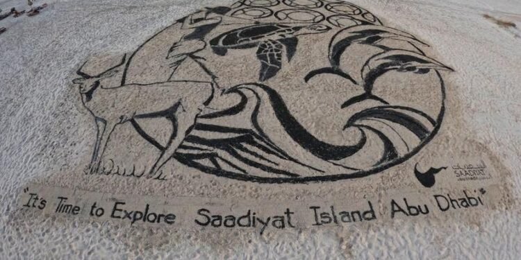 Saadiyat Island Abu Dhabi transforms into a masterpiece of artistry