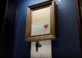 Banksy’s shredded Girl with Balloon retitled and redated for second time
