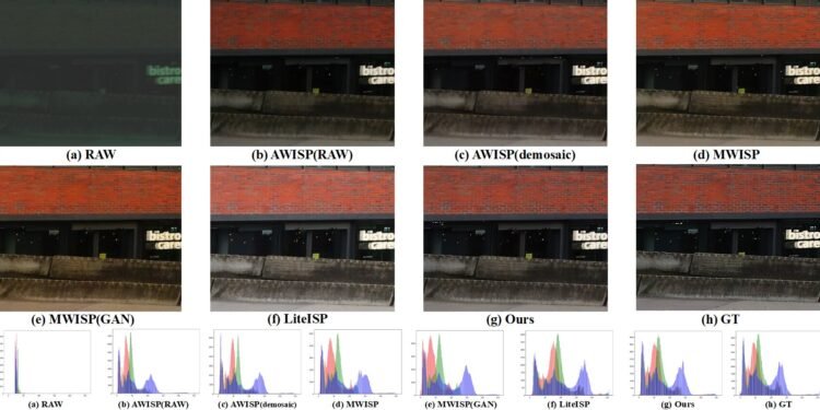 Decoupled style structure in Fourier domain method improves raw to sRGB mapping