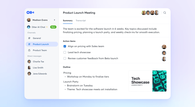 Otter brings GenAI to your meetings with AI summaries, AI chat and more