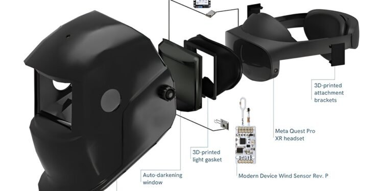 Machine learning and extended reality used to train welders