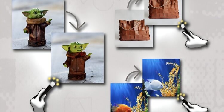 Controlled diffusion model can change material properties of objects in images