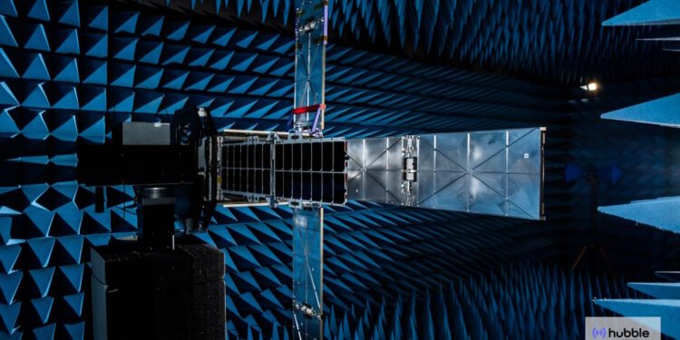 Hubble Network makes Bluetooth connection with a satellite for the first time
