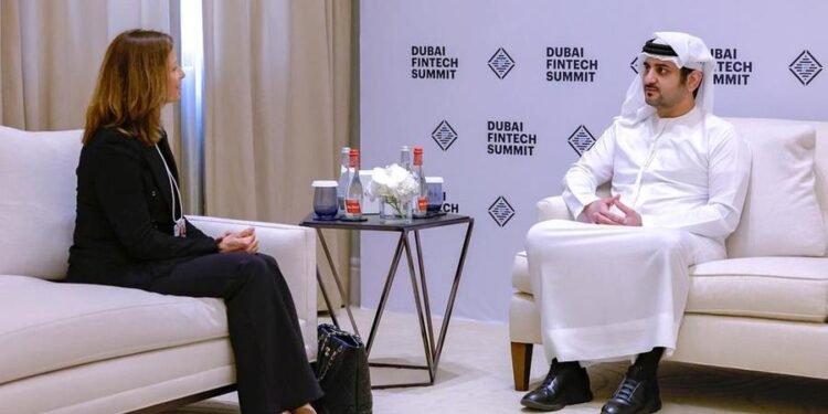 Maktoum bin Mohammed engages with global policy makers and financial industry leaders at the second Dubai FinTech Summit
