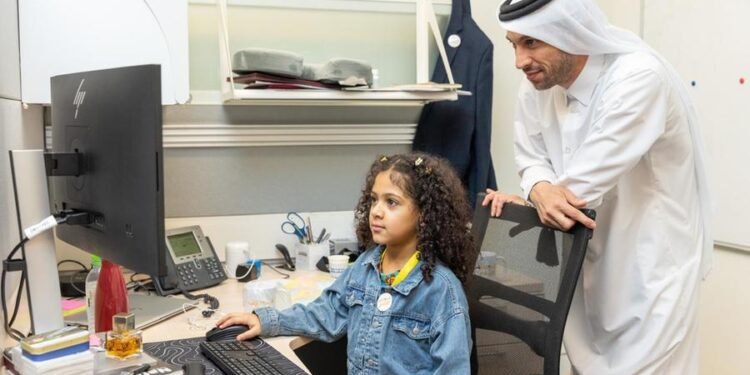 Children discover parent work environment with Qatar Career Development Center’s Little Employee