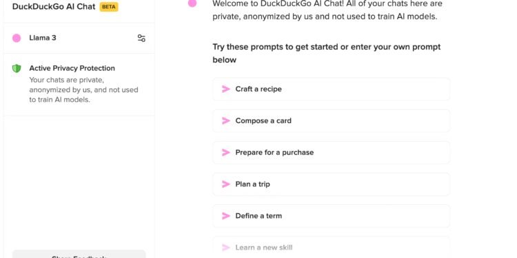 DuckDuckGo releases portal giving private access to AI models