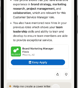 LinkedIn leans on AI to do the work of job hunting