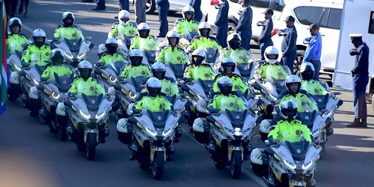 Malawians learn motorcycle handling at SA Military Police School