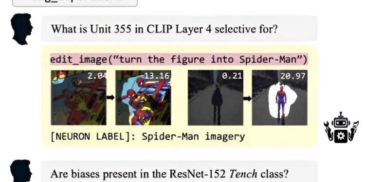 Multimodal agent can iteratively design experiments to better understand various components of AI systems