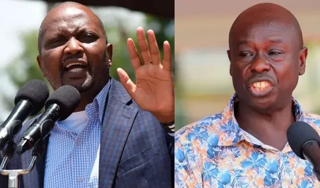 Moses Kuria Slams DP Gachagua in the Presence of William Ruto