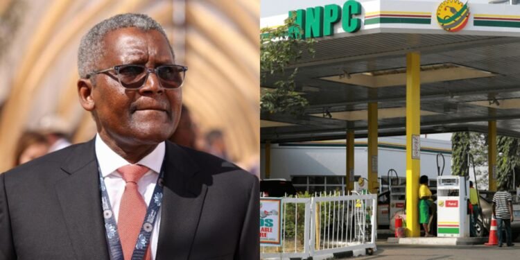 Nigeria’s NNPC to be the sole distributor of Dangote Refinery petrol starting Sunday