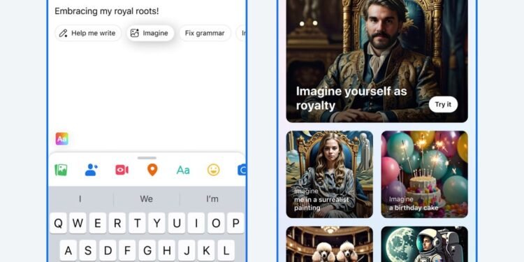 Meta Tests Custom AI Images on Facebook, Instagram Feeds