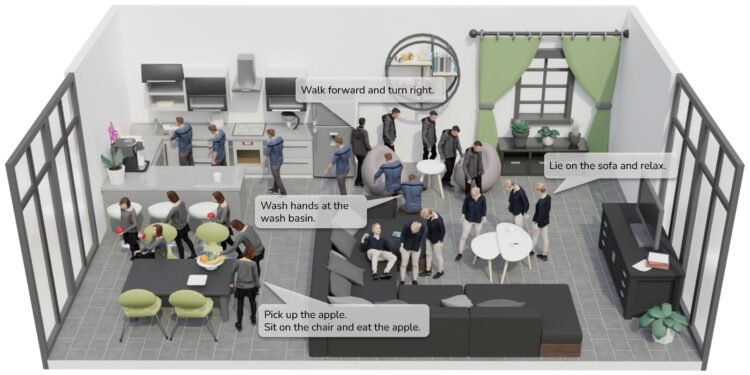 Computational framework simplifies synthesized motions for human characters in 3D environments
