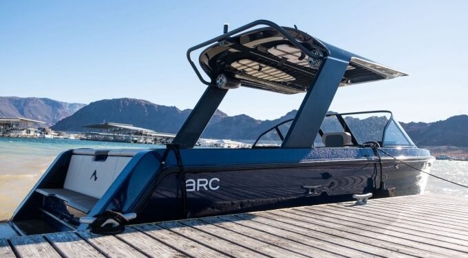 I got soaked driving the Arc Sport electric boat