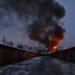 Ukraine Drones Spark Fires at Russia Gas, Industry Sites
