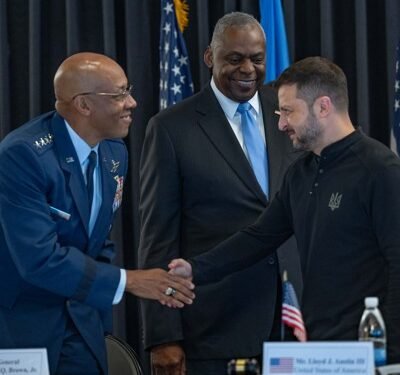 Ukraine military-aid donors aim to set Kyiv up through 2027, Pentagon says