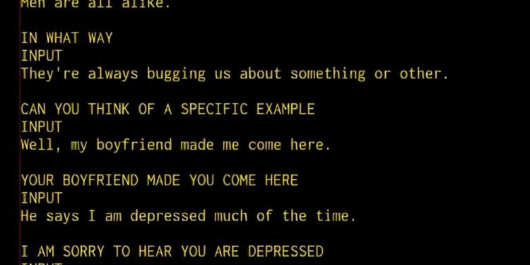 World’s first chatbot, ELIZA, resurrected from 60-year-old computer code