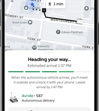 Avride launches sidewalk delivery bots on Uber Eats in Jersey City