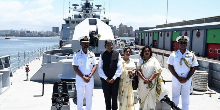 INS Tushil visits South Africa