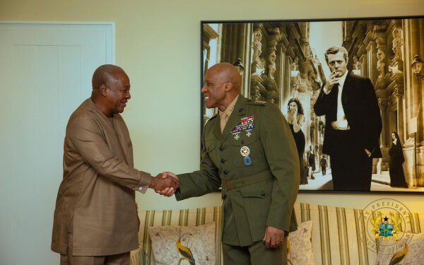 President Mahama engages United States African Command (USAFRICOM) Commander at Munich Security Conference