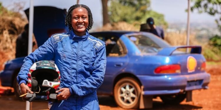 The Lady On The Wheel! Gatimu Puts Her Subaru GC8 To The Test Ahead Of WRC