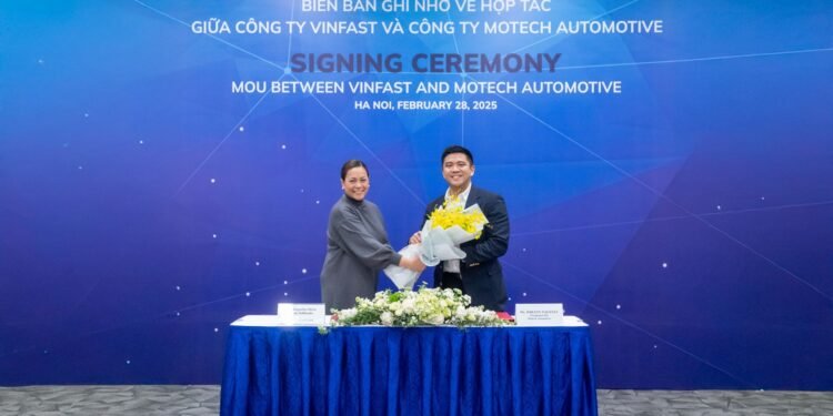 VinFast signs MOU with Motech to expand service workshop network in the Philippines