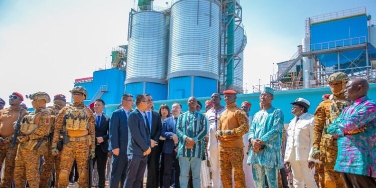 Burkina Faso’s junta opens cement plant with Chinese support