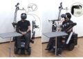 Human-collaborative robot operates in cybernics space for daily support