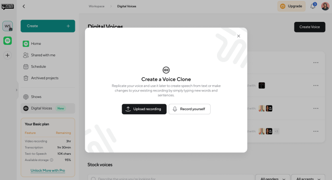 Podcasting platform Podcastle launches a text-to-speech model with more than 450 AI voices