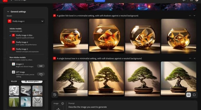 Adobe releases new Firefly image generation models and a redesigned Firefly web app