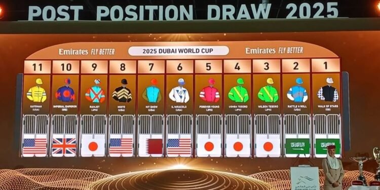Dubai World Cup 2025: 9 races, $30.5m prize pot, 102 horses