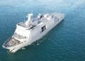 First Philippine Tarlac Amphibious Transport Ship in Indonesia for Maintenance