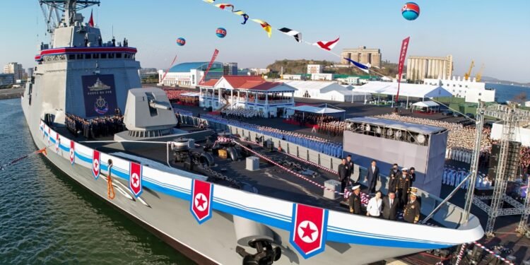 North Korea Launches New Destroyer