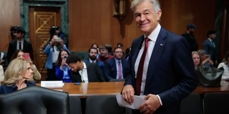 Oz confirmed by Senate to lead CMS
