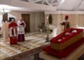 Photos of Pope Francis Lying in State at Santa Marta Chapel