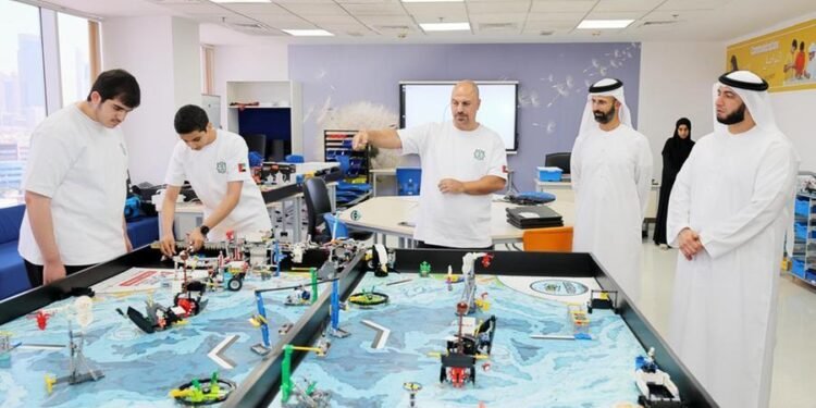 Sheikh Rashid bin Hamdan meets and sends off Hamdan Center for Giftedness and Innovation team